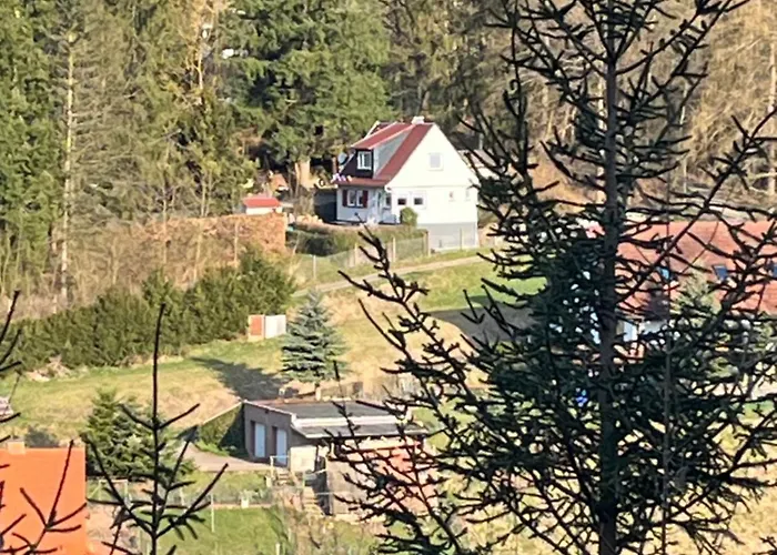 펜션 Talblick, Im Luftkurort Finsterbergen 프리에드리치로다